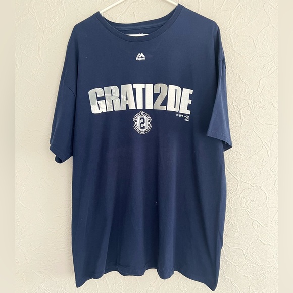 MENS NEW YORK YANKEES DEREK JETER GRATI2DE MAJESTIC SHIRT SIZE XXL - Picture 1 of 5